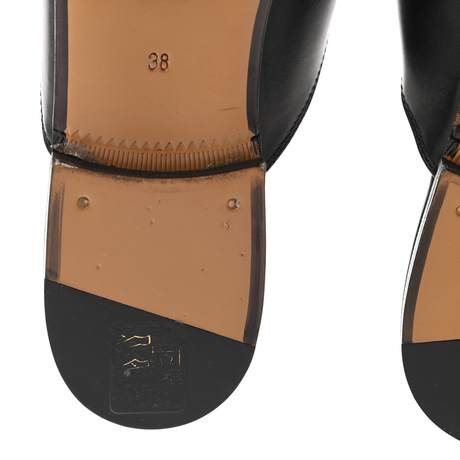 Gucci Calfskin Womens Princetown Slippers 38 Black 9 of 18