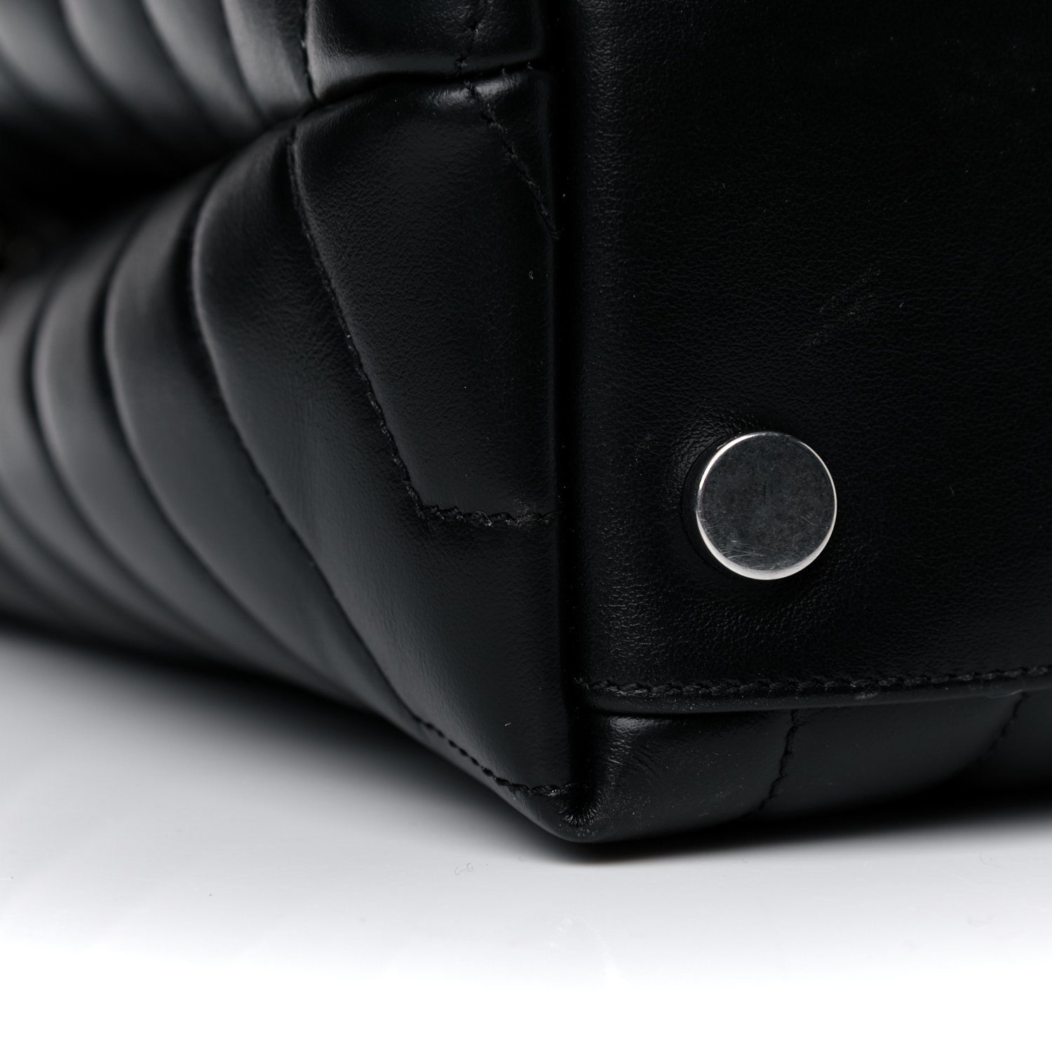 Saint Laurent Calfskin Y Quilted Monogram Large Loulou Chain Satchel Black 12 of 17