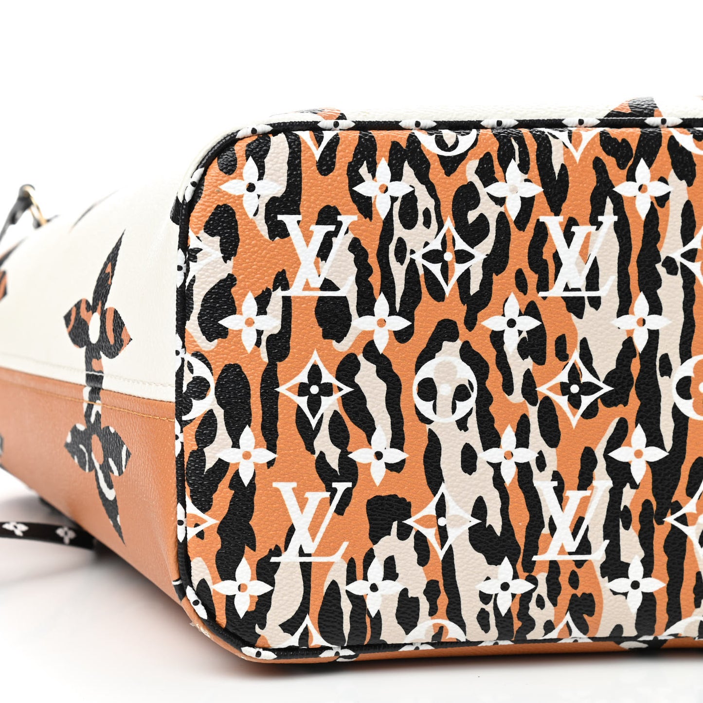 Monogram Giant Jungle Neverfull MM Ivory