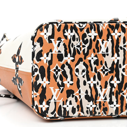 Louis Vuitton Monogram Giant Jungle Neverfull MM Ivory 9 of 13