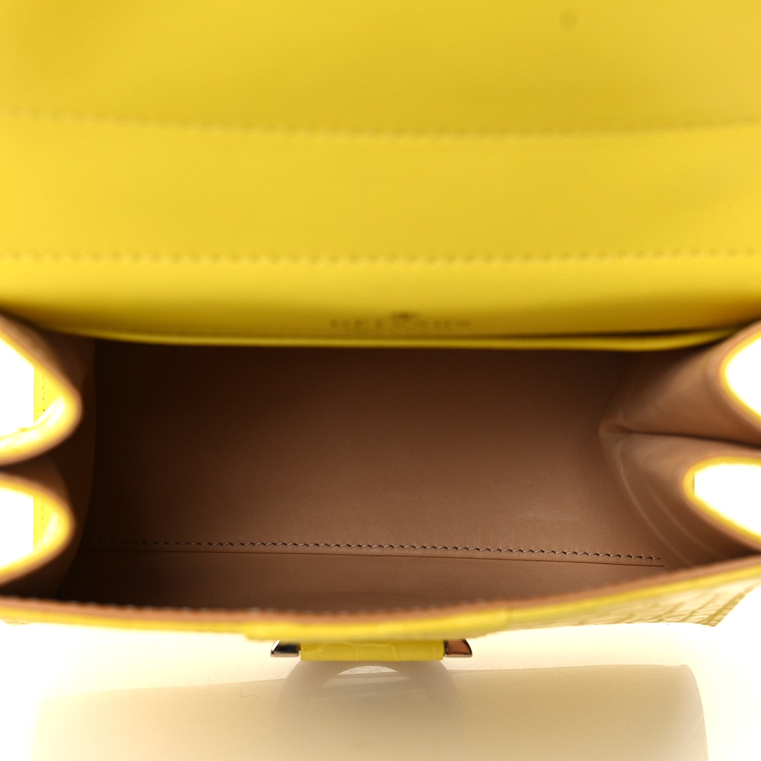 Delvaux Alligator Mini Brillant Satchel Citron 5 of 9
