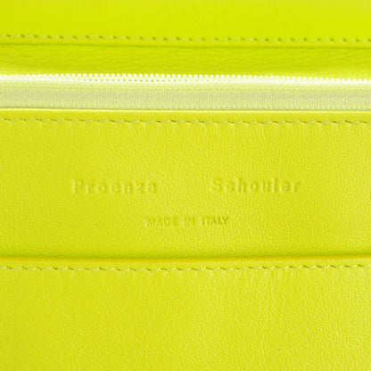 Proenza Schouler Lambskin PS1 Large Chain Wallet Citron 6 of 6
