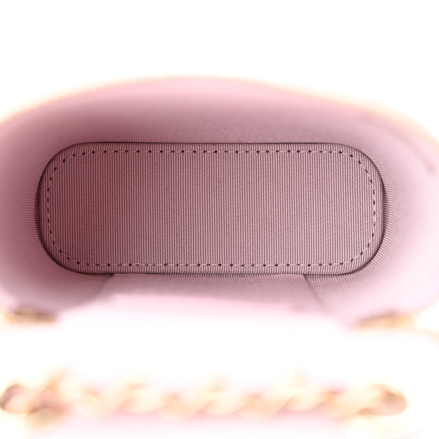 Chanel Caviar Quilted Vertical Coco Beauty Vanity Case With Chain Pale Pink 4 of 11