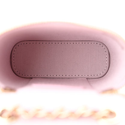 Chanel Caviar Quilted Vertical Coco Beauty Vanity Case With Chain Pale Pink 4 of 11