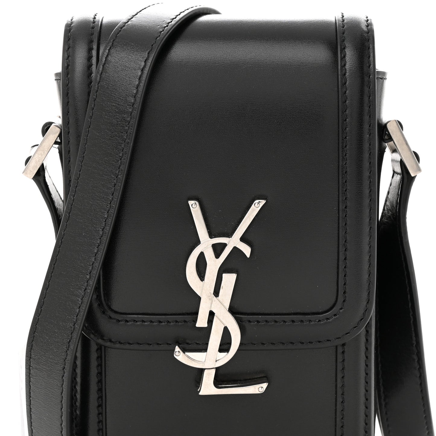 Smooth Calfskin Mini Solferino Satchel Black