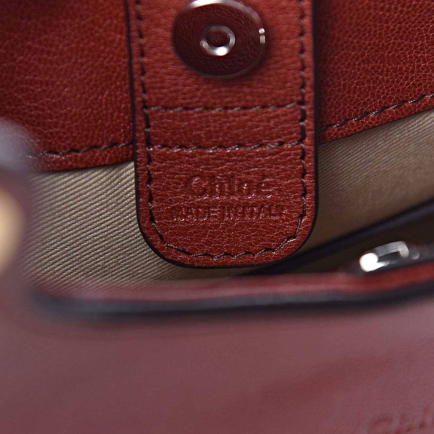 Calfskin Medium Tess Hobo Sienna Red