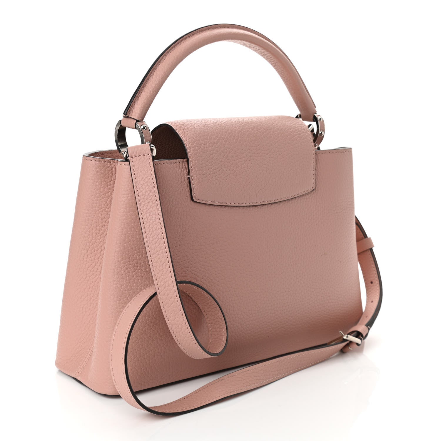 Louis Vuitton Taurillon Capucines PM Magnolia 4 of 10