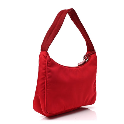 Prada Tessuto Nylon Mini Re-Edition 2000 Bag Rosso 3 of 7