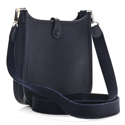Hermes Taurillon Clemence Evelyne TPM Bleu Nuit 3 of 11