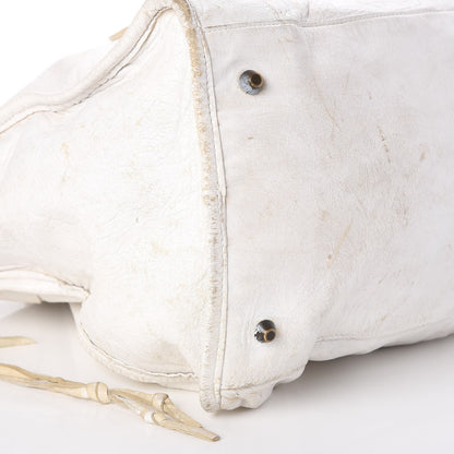 Balenciaga Agneau Classic Hardware Work Bag White 8 of 10