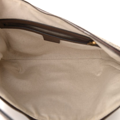 Gucci GG Supreme Monogram Web Small Ophidia Half Moon Hobo Brown 5 of 10