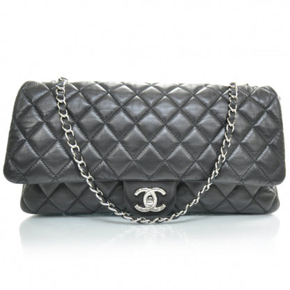 Chanel Lambskin Jumbo Coco Rain Flap Black 1 of 12