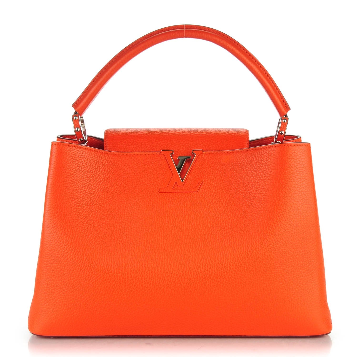 Louis Vuitton Taurillon Capucines MM Clementine 1 of 7