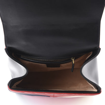 Gucci Calfskin Bamboo Trapuntata Queen Margaret Backpack Blue Agata Hibiscus Red Mystic White Sugar Pink 4 of 9