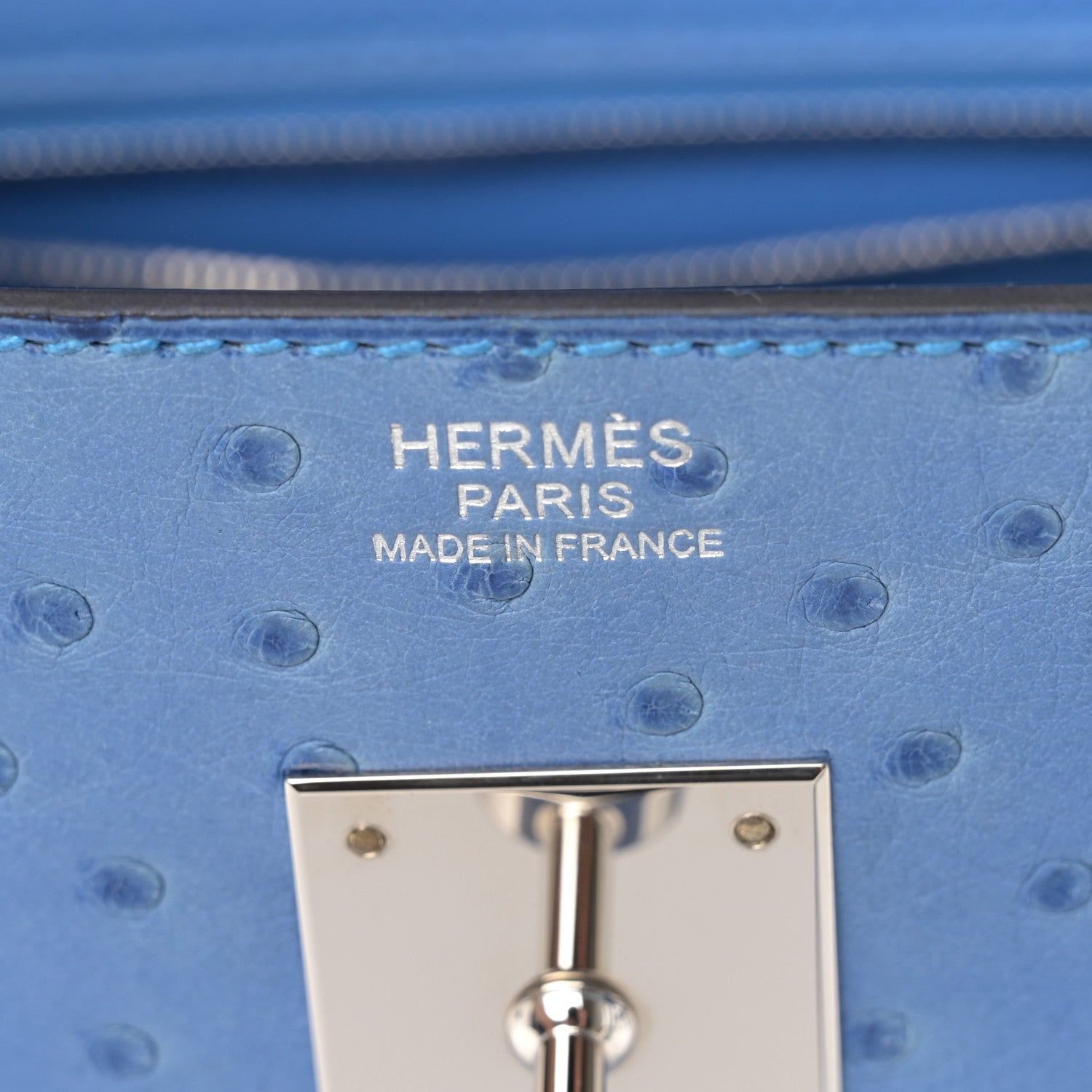 Hermes Ostrich Birkin 30 Mykonos 6 of 15