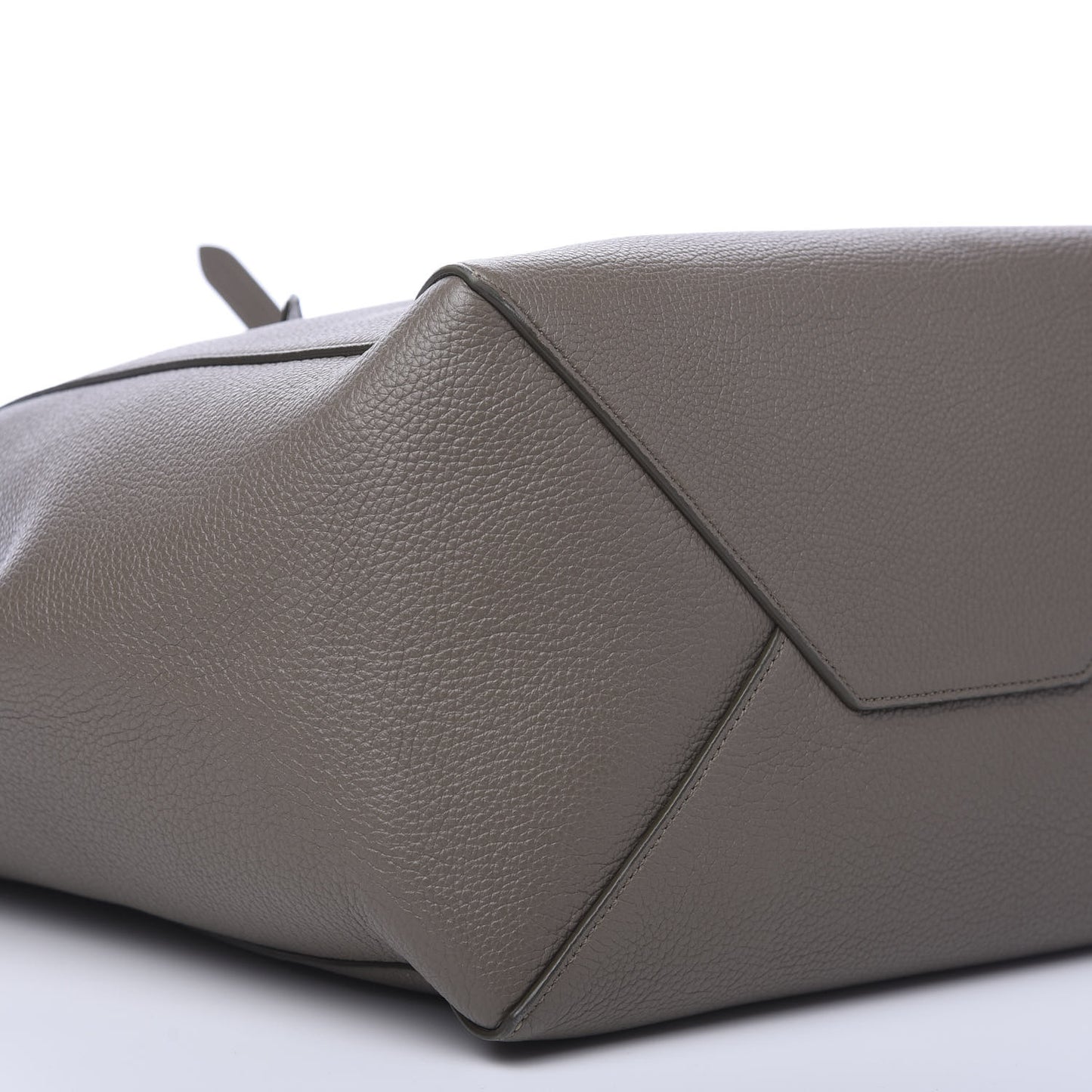 Soft Grained Calfskin Small Belt Cabas Phantom Taupe