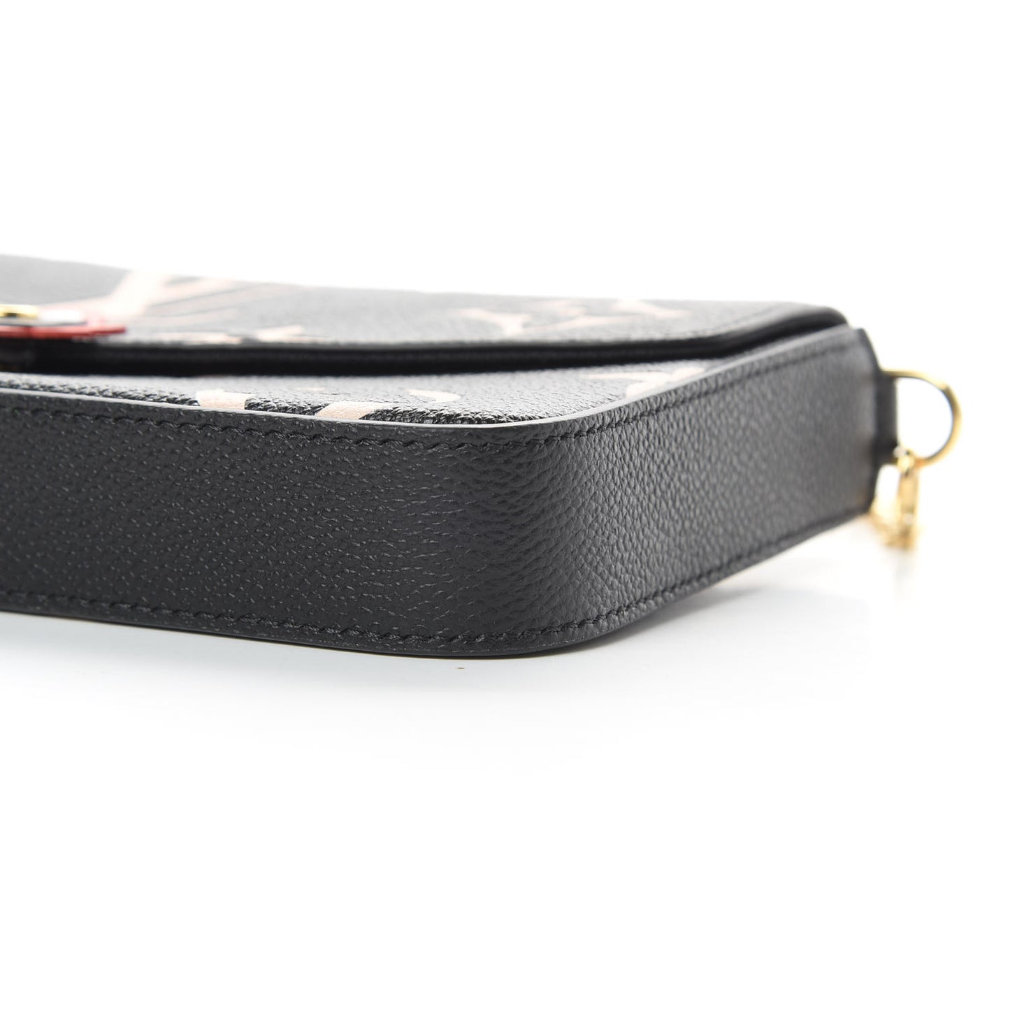 Empreinte Monogram Giant Crafty Pochette Felicie Black Creme
