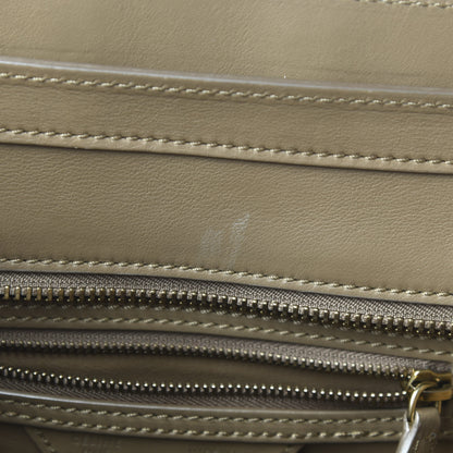 Celine Smooth Calfskin Micro Luggage Khaki 10 of 11