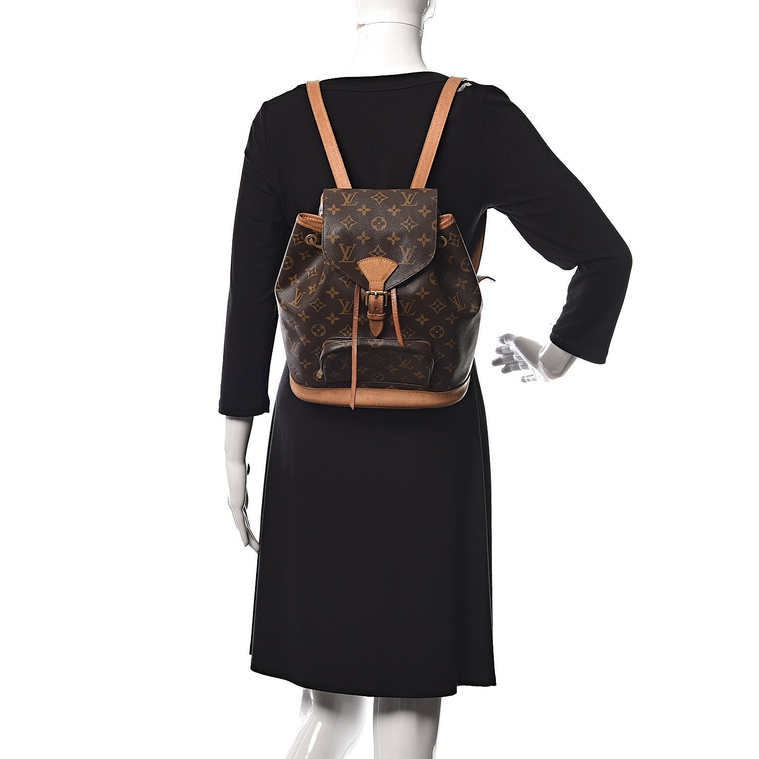 Louis Vuitton Monogram Montsouris MM Backpack 2 of 12