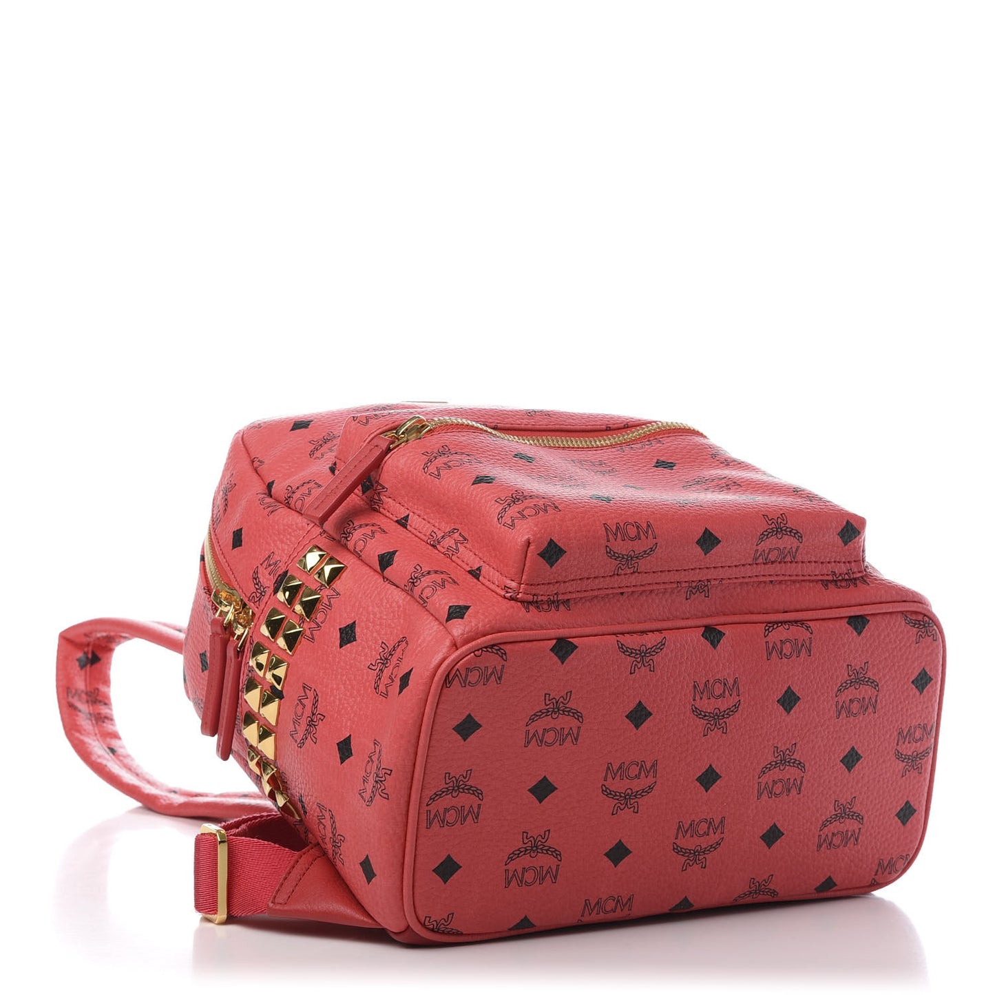 Visetos Small Side Stud Stark Backpack Corail