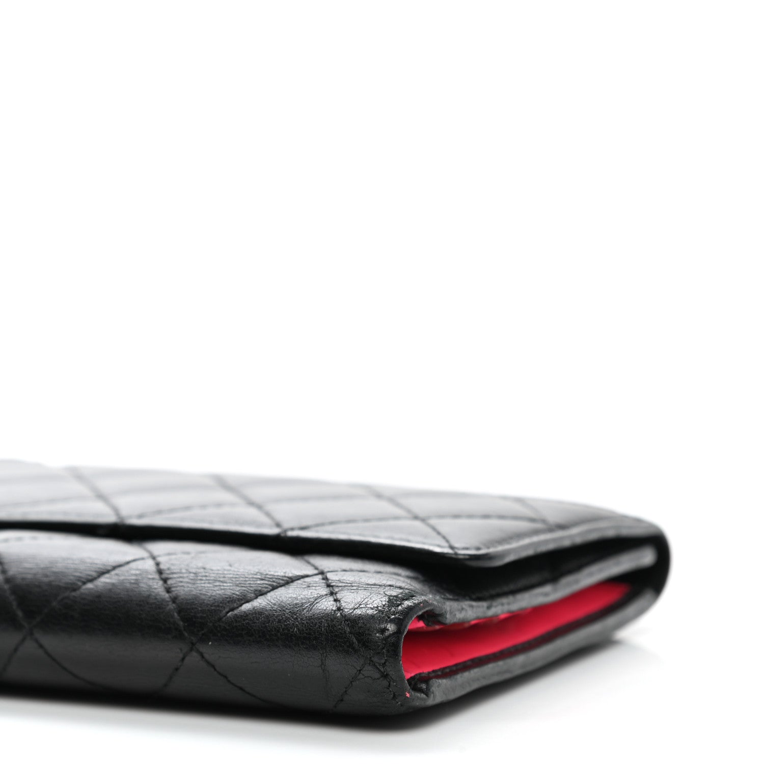 Chanel Calfskin Quilted Cambon Flap Wallet Black 9 of 13