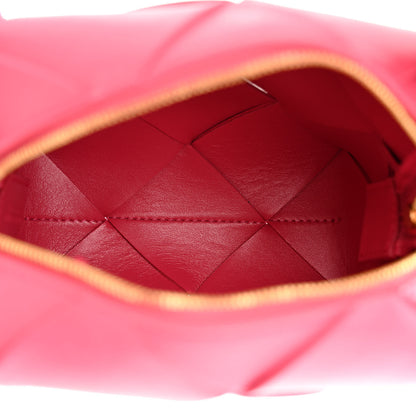 Bottega Veneta Lambskin Maxi Intrecciato Mini Cassette Camera Bag Cranberry 5 of 9