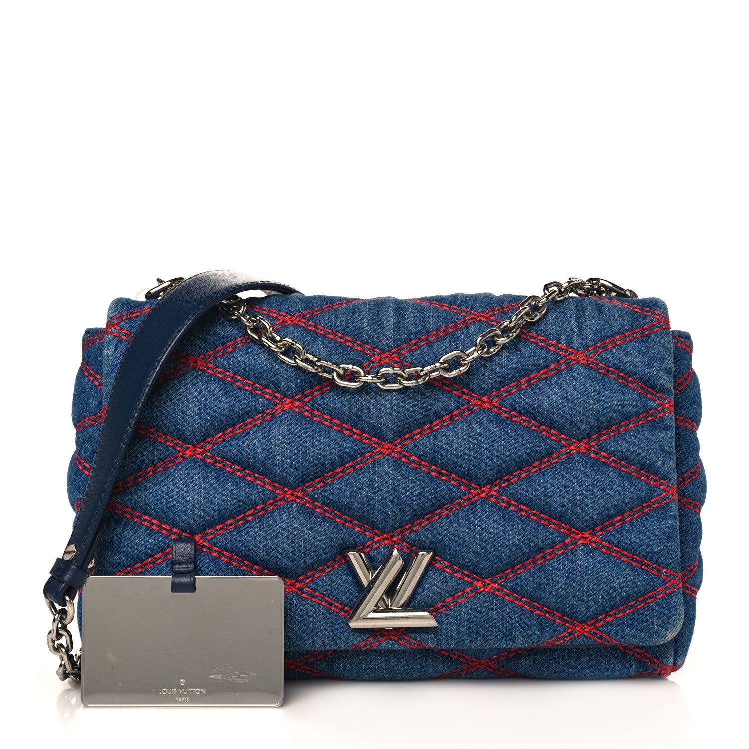Louis Vuitton Denim Malletage GO-14 MM Denim Dark 1 of 9