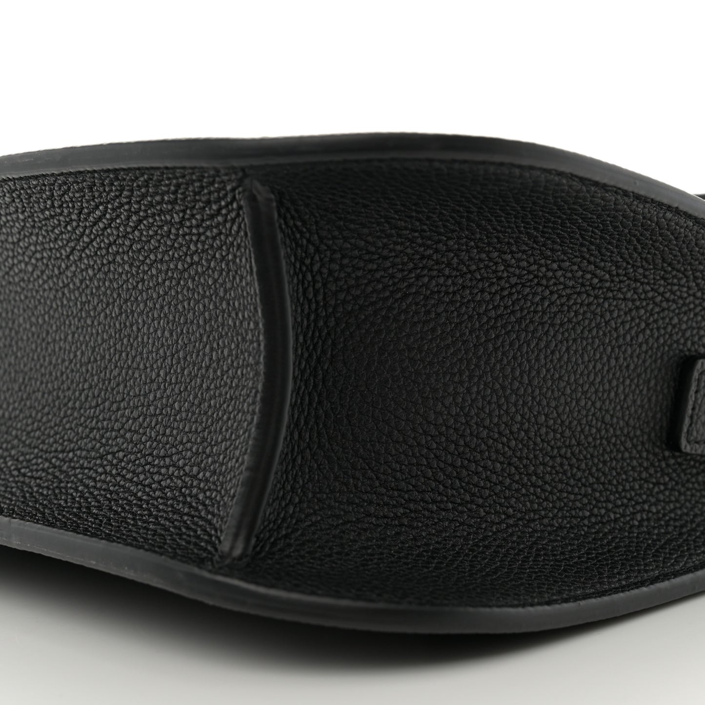 Grained Calfskin Mini T Clasp Tara Crossbody Bag Graphite