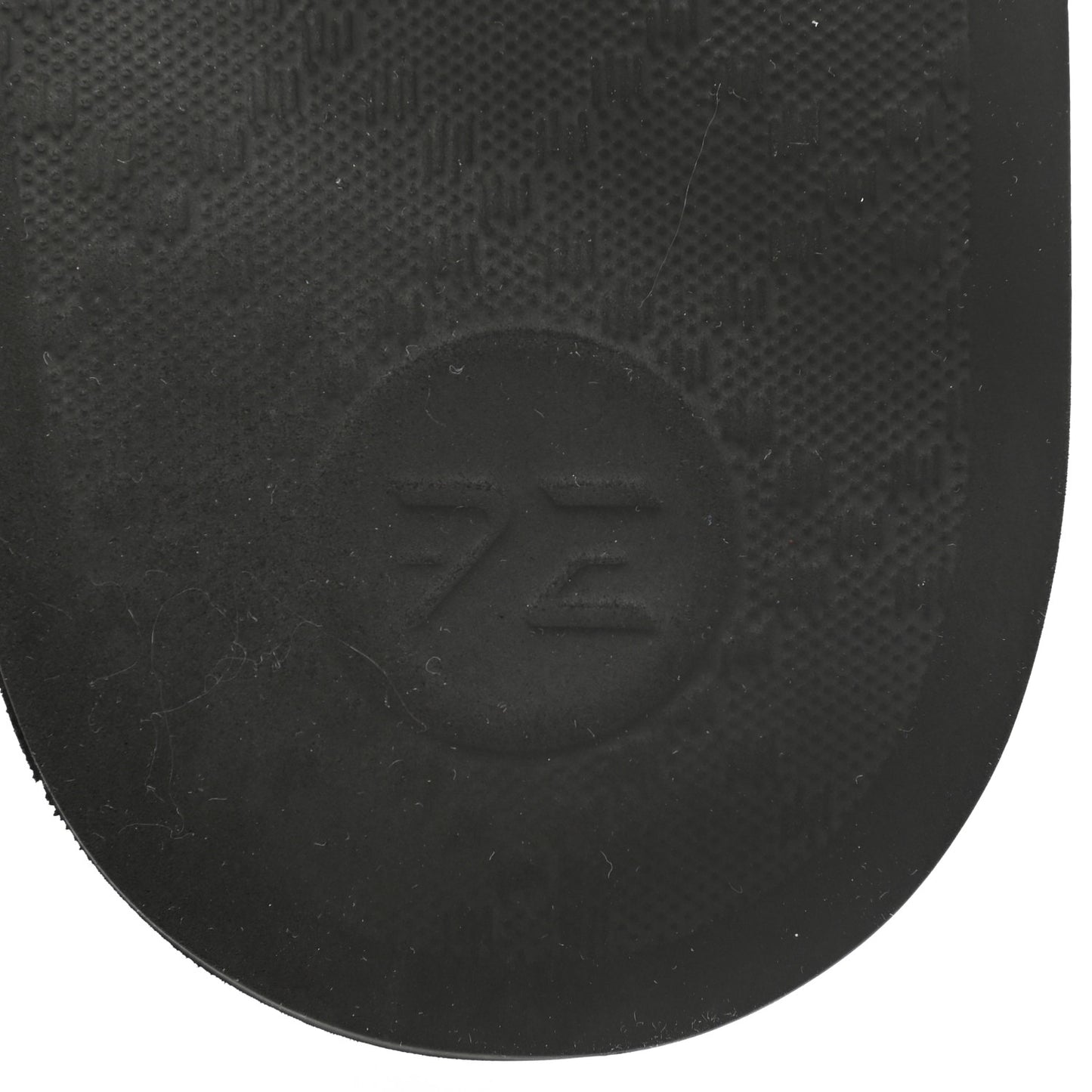 Rubber Matelasse Womens Slide Sandals 37 Black