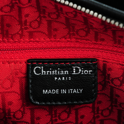 Christian Dior Lambskin Cannage Medium Lady Dior Black 6 of 7