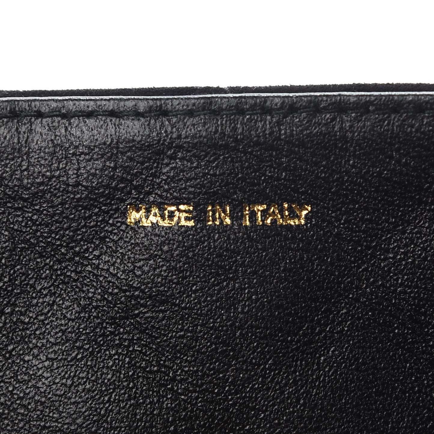 Suede Tassel Flap Black