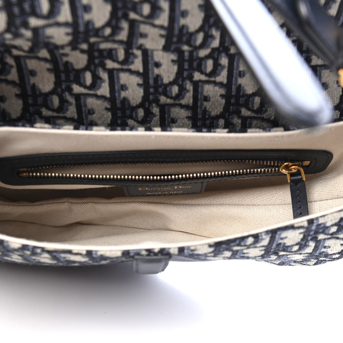 Oblique Saddle Bag Blue