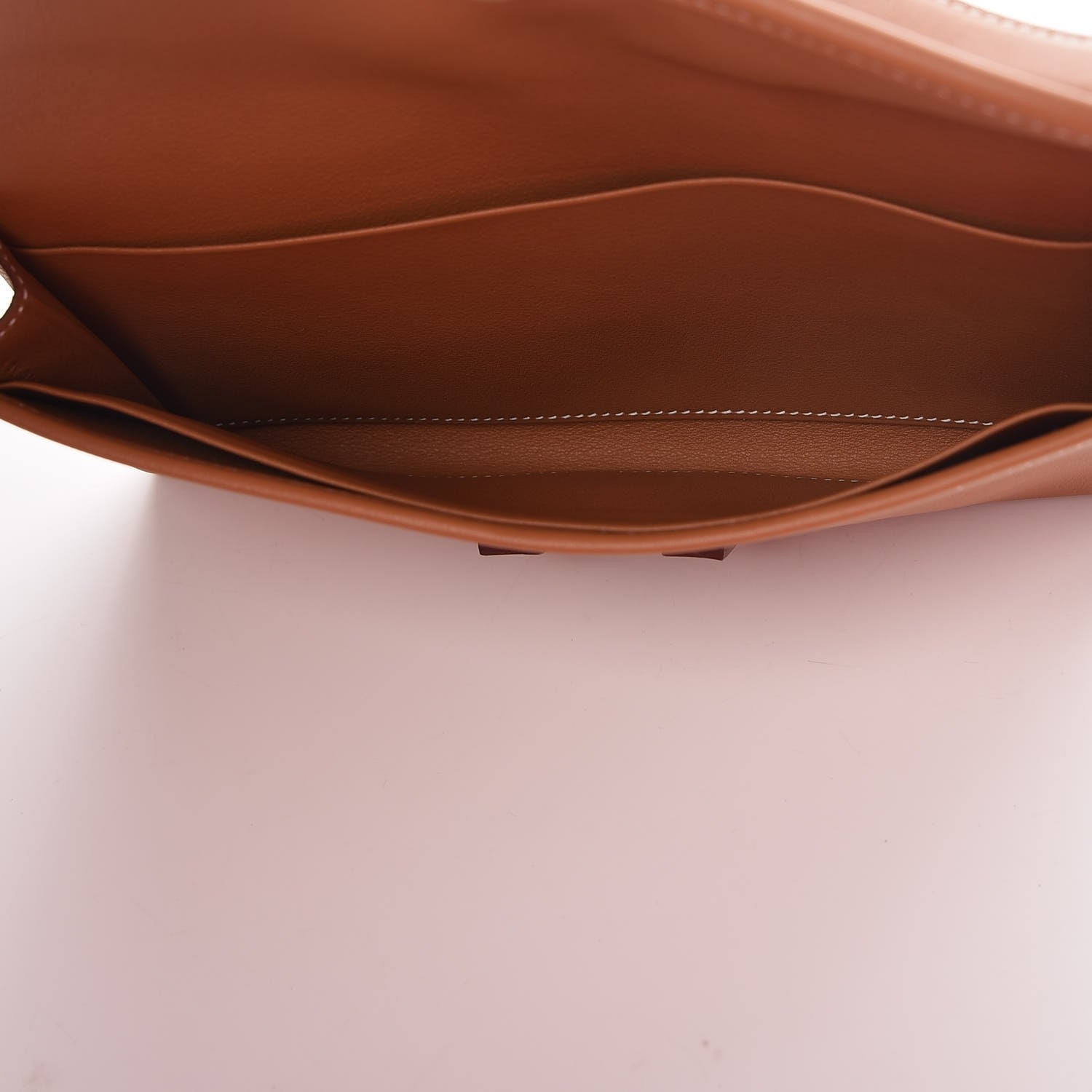 Hermes Swift Jige Duo Clutch Toffee 7 of 8