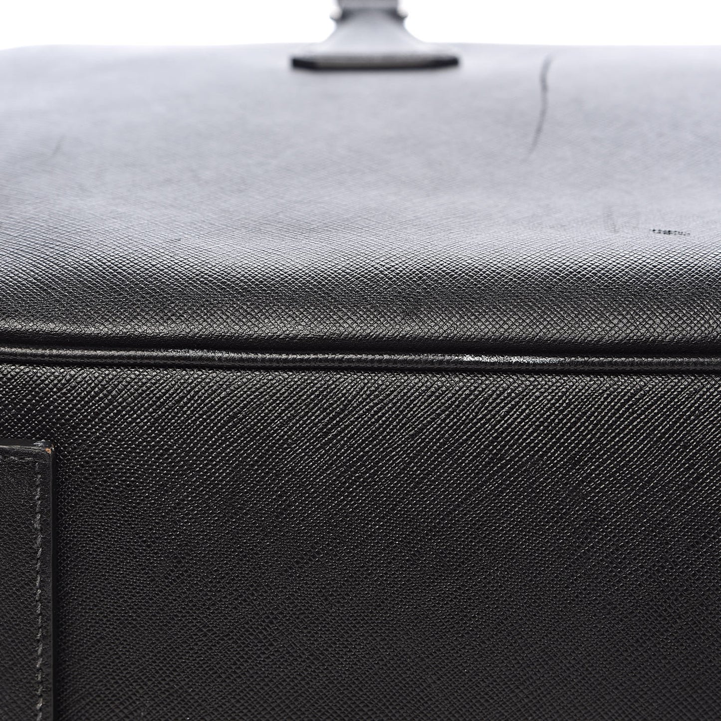 Saffiano Travel Briefcase Black