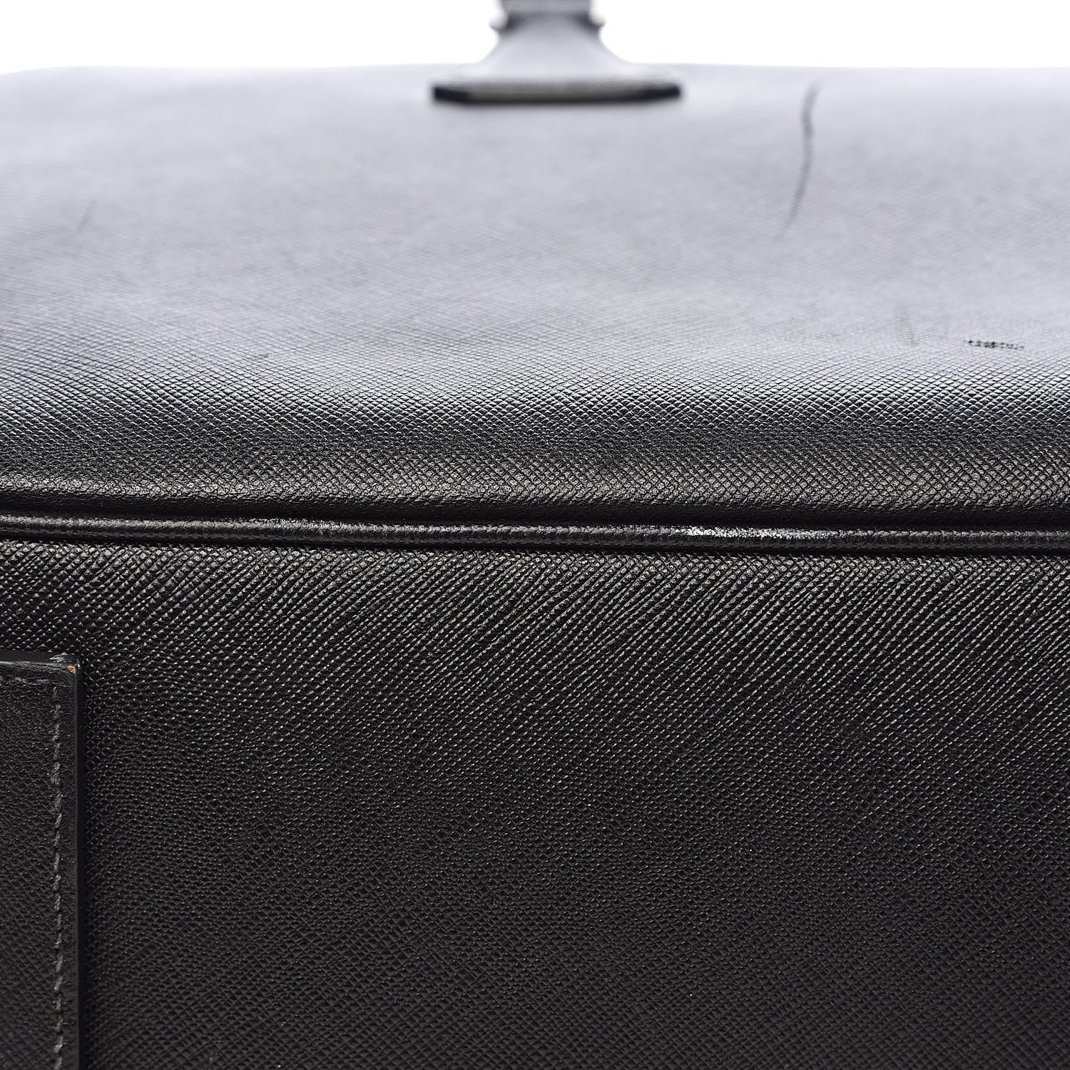 Prada Saffiano Travel Briefcase Black 16 of 19