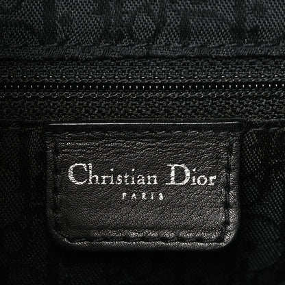 Christian Dior Silk Jersey Crystal Hardcore Clutch Black 6 of 9