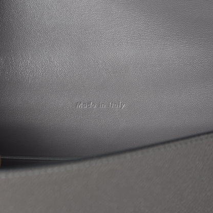 Celine Grained Calfskin Compact Trotteur Grey 7 of 9