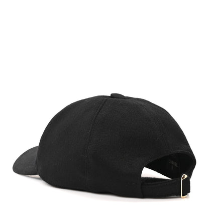 Chanel Cashmere CC Cap Hat Black 4 of 9