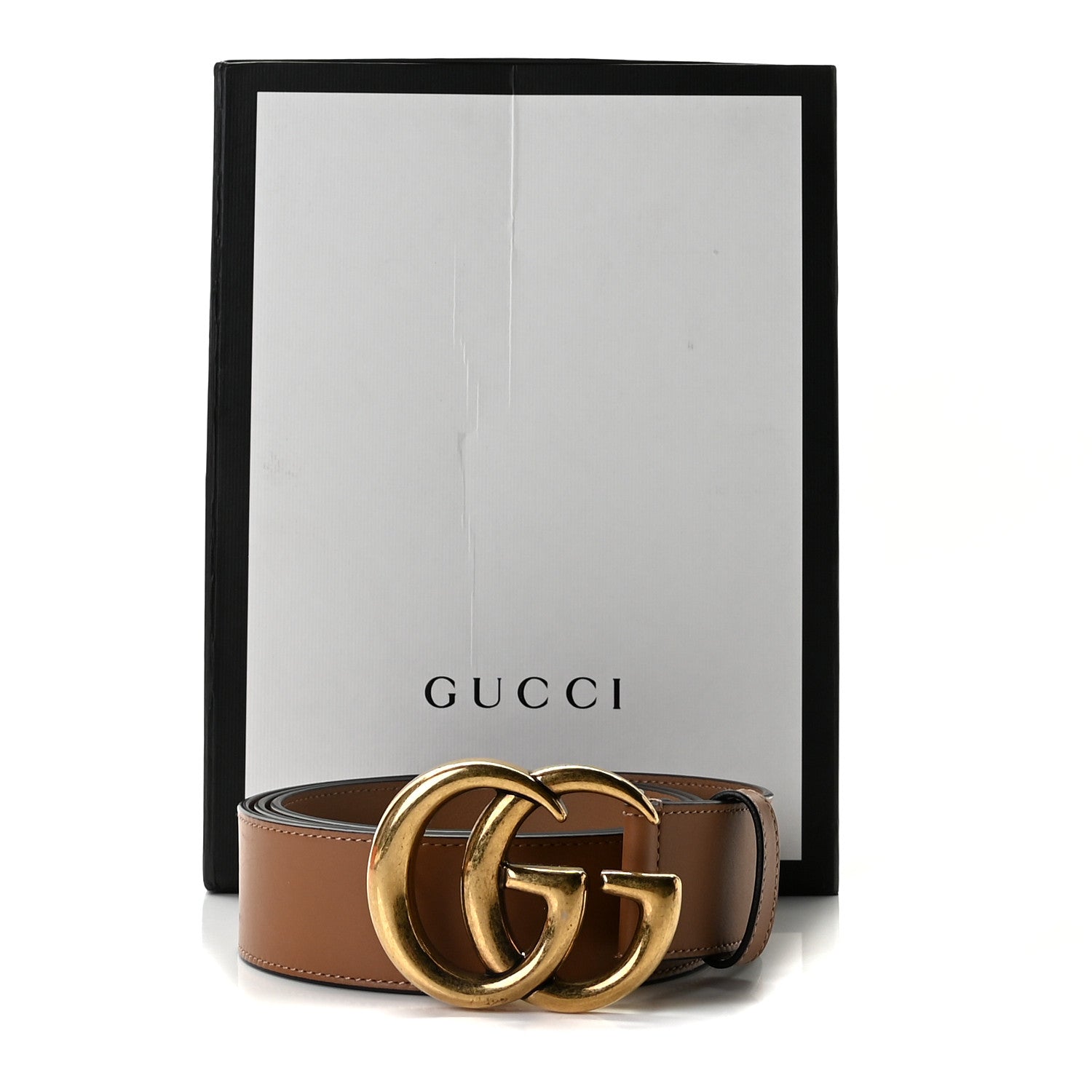 Gucci Calfskin Double G 40mm Belt 100 40 Tan 6 of 6