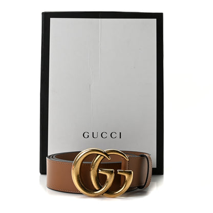Gucci Calfskin Double G 40mm Belt 100 40 Tan 6 of 6