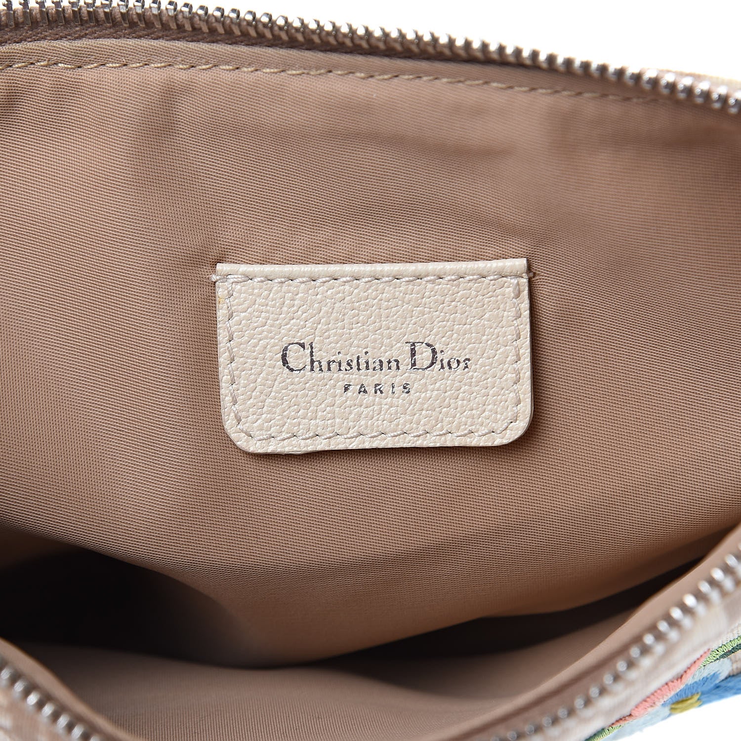 Christian Dior Monogram Vintage Flowers Mini Saddle Bag Beige 6 of 11