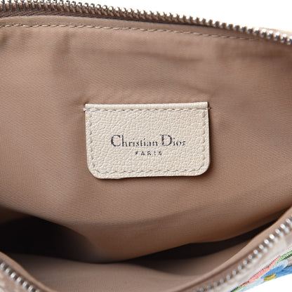 Christian Dior Monogram Vintage Flowers Mini Saddle Bag Beige 6 of 11