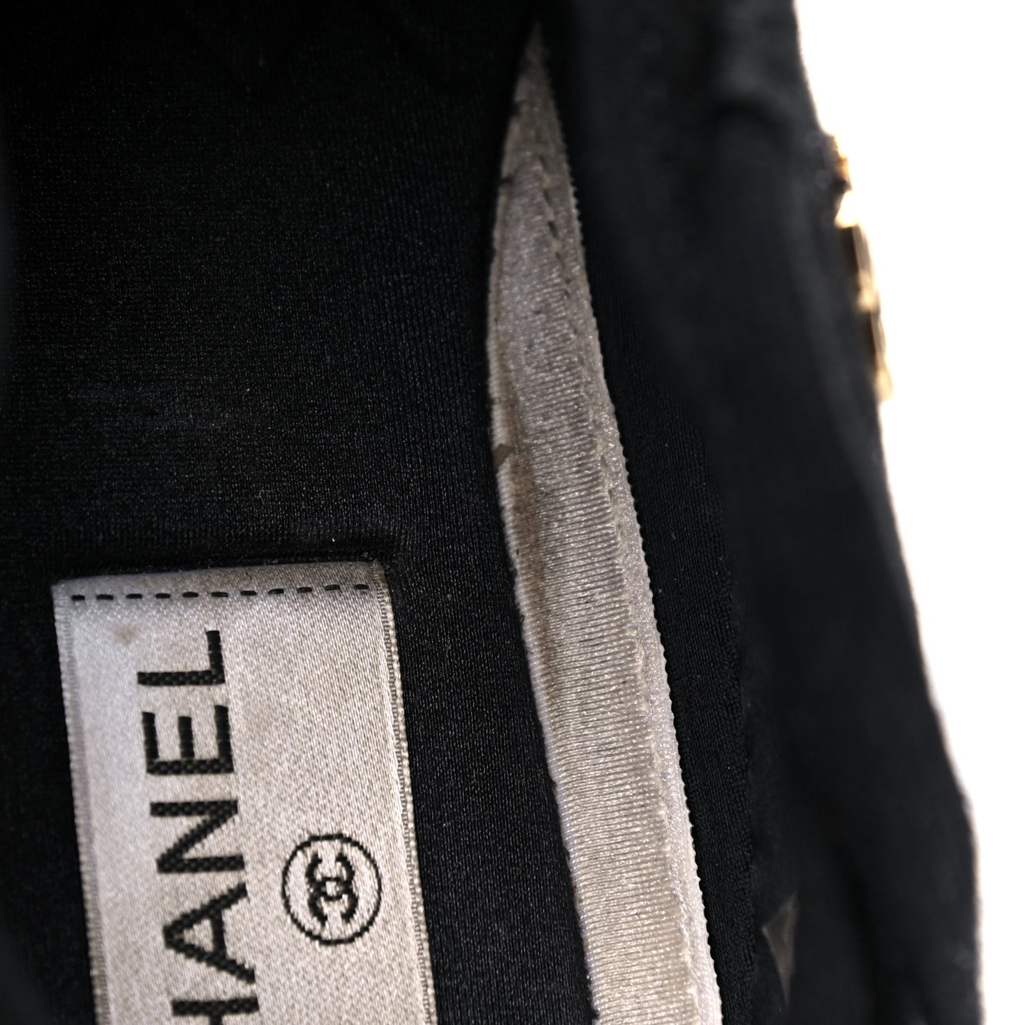 Velvet Calfskin Mixed Fibers CC Sneakers 39.5 Black