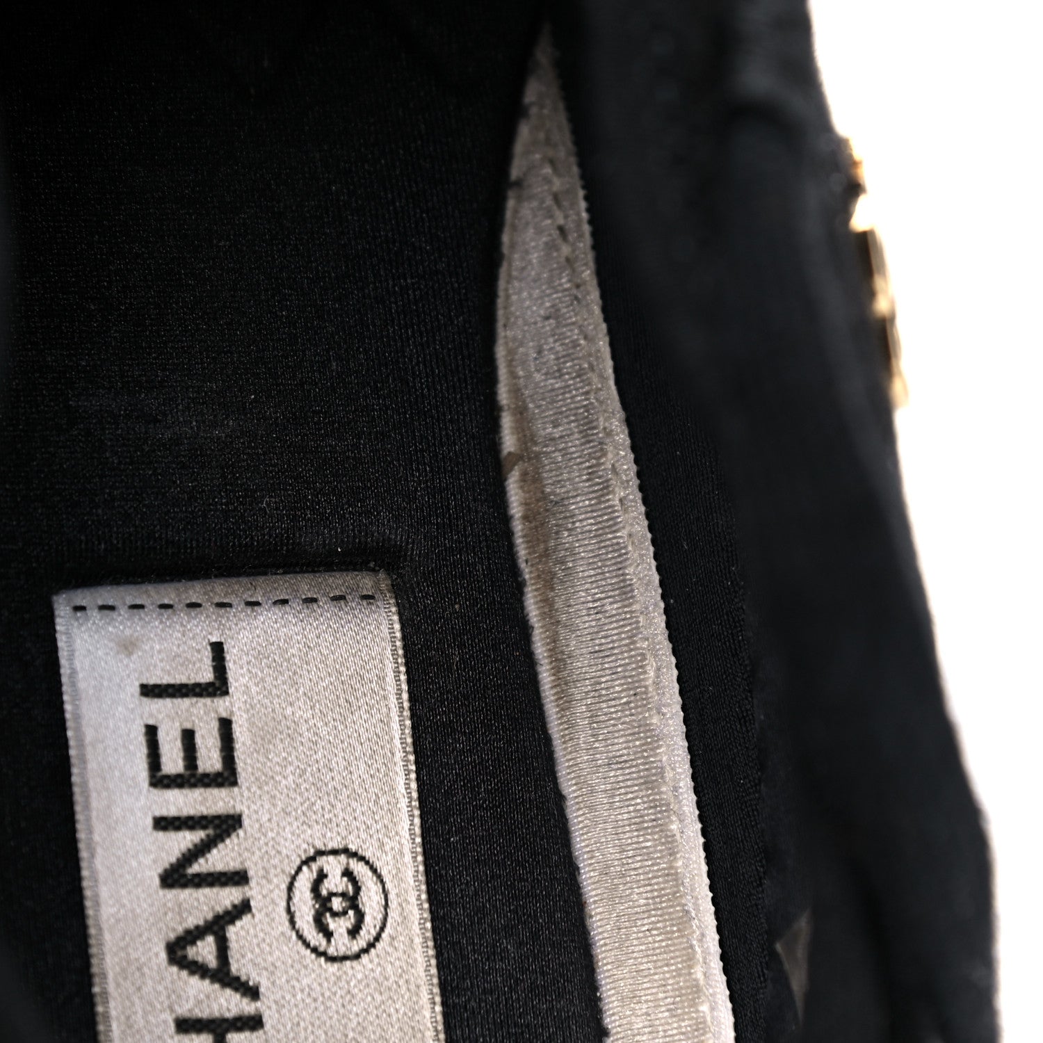 Chanel Velvet Calfskin Mixed Fibers CC Sneakers 39.5 Black 15 of 15