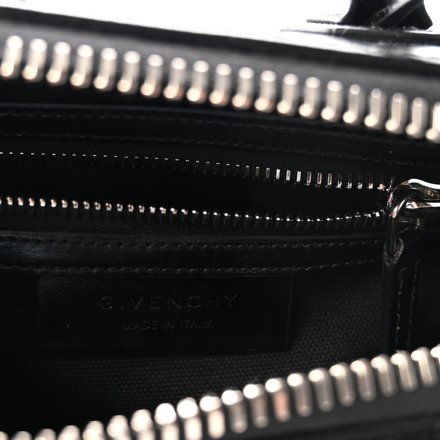 Givenchy Shiny Lord Calfskin Mini Antigona Black 6 of 10