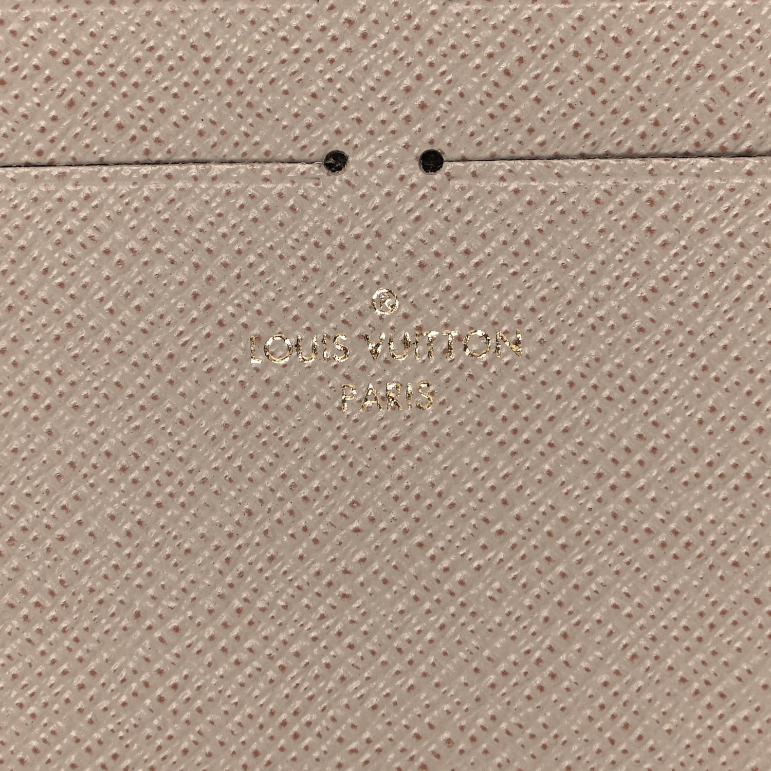 Louis Vuitton Calfskin Felicie Chain Wallet Card Holder Insert Tourterelle 6 of 8