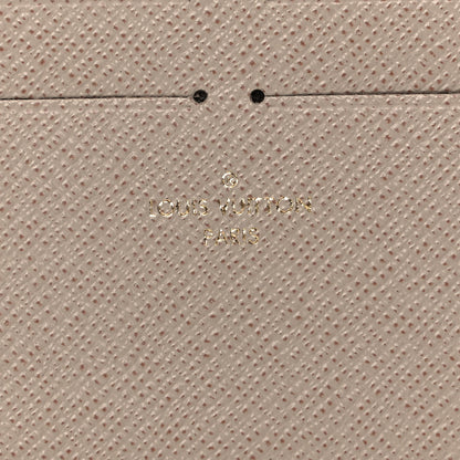 Louis Vuitton Calfskin Felicie Chain Wallet Card Holder Insert Tourterelle 6 of 8