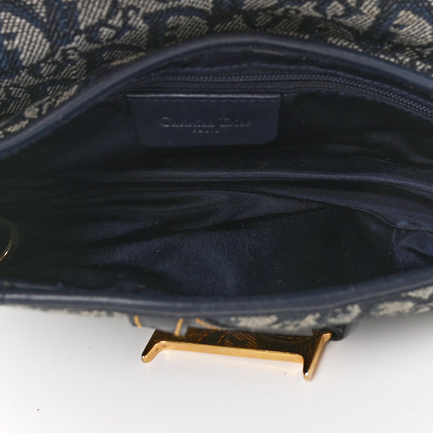 Monogram Saddle Bag Blue