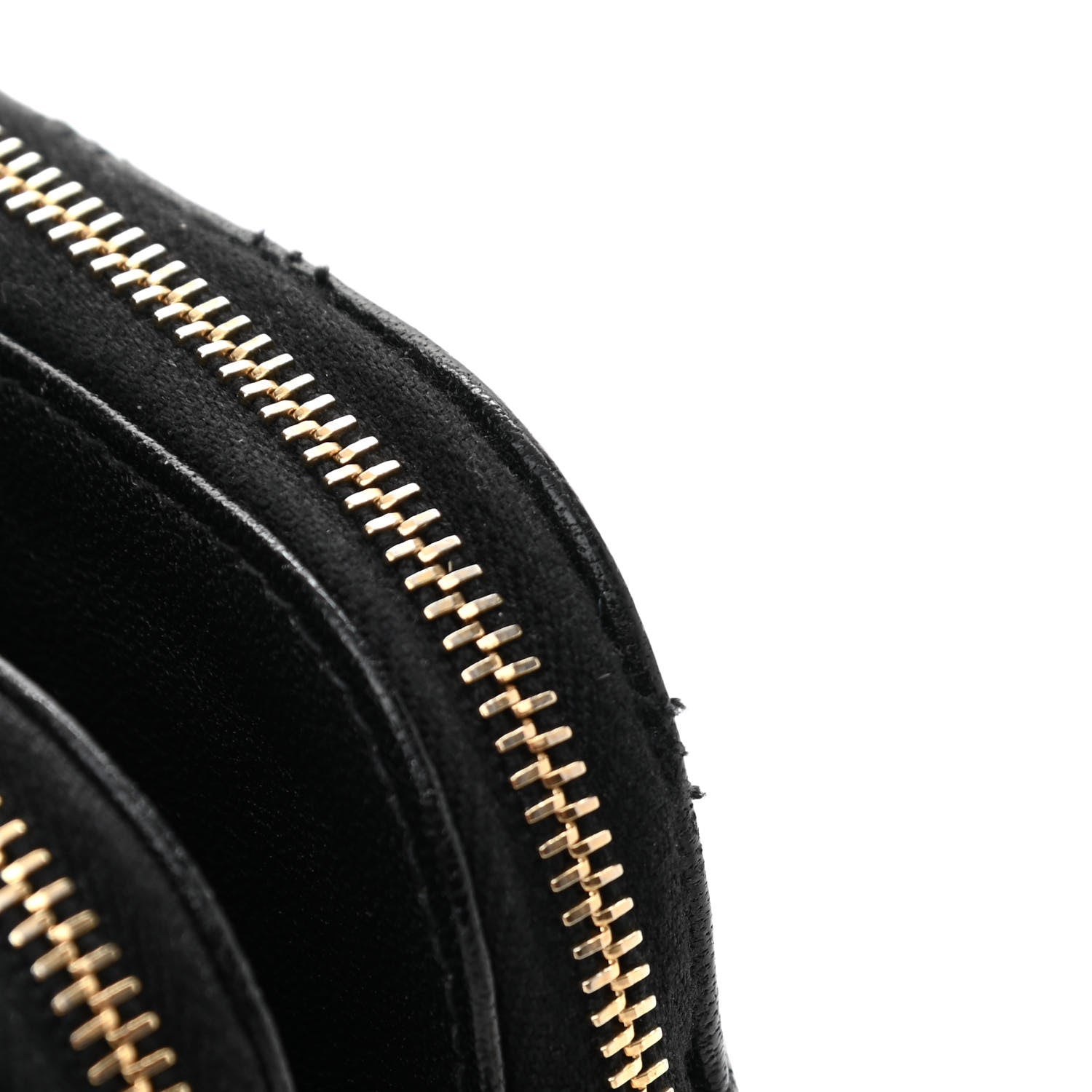 Saint Laurent Grained Lambskin Quilted Mini Becky Double Zip Bag Black 12 of 12