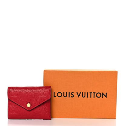 Louis Vuitton Empreinte Victorine Wallet Cherry 9 of 9